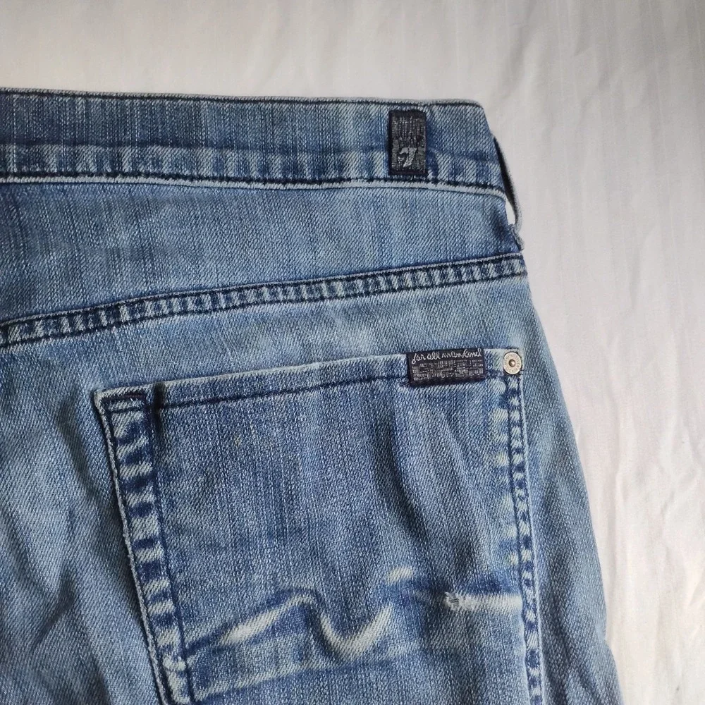 7 For All Mankind Jeans 36x30 Austyn Straight Leg Medium Wash Stretch Classic